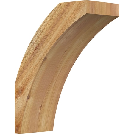 6"W x 12"D x 16"H Thorton Rough Sawn Knee Brace, Western Red Cedar